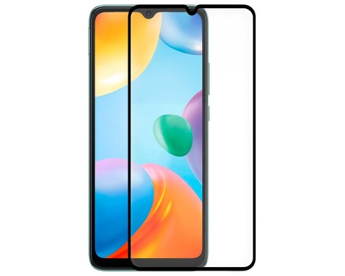 Protector Pantalla Cristal Templado COOL para Xiaomi Redmi 10C / Redmi 12C / Poco C40 (FULL 3D Negro)