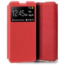 Funda COOL Flip Cover para Xiaomi Redmi 10C Liso Rojo