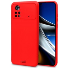 Carcasa COOL para Xiaomi Poco X4 Pro 5G Cover Rojo
