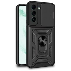 Carcasa COOL para Samsung S906 Galaxy S22 Plus Hard Ring Negro