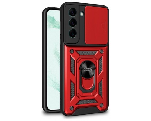 Carcasa COOL para Samsung S906 Galaxy S22 Plus Hard Ring Rojo