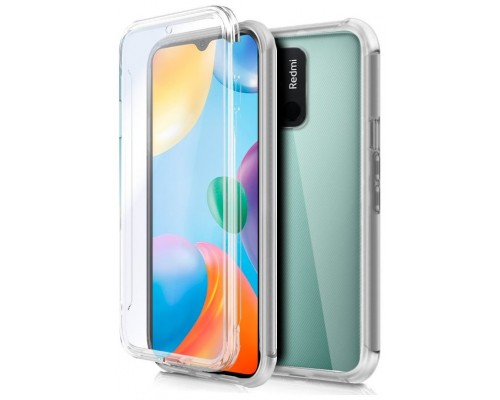 Funda COOL Silicona 3D para Xiaomi Redmi 10C (Transparente Frontal + Trasera)