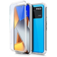 Funda COOL Silicona 3D para Xiaomi Poco M4 Pro (Transparente Frontal + Trasera)