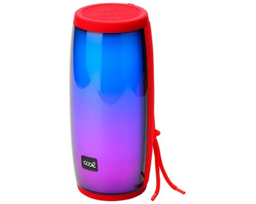 Altavoz Música Universal Bluetooth Marca COOL LED (14W) Rojo