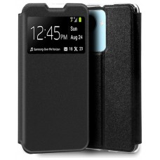 Funda COOL Flip Cover para Realme C30 / Narzo 50i Prime Liso Negro