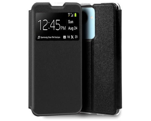 Funda COOL Flip Cover para Realme C30 / Narzo 50i Prime Liso Negro