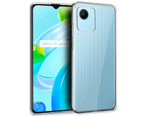Funda COOL Silicona para Realme C30 / Narzo 50i Prime (Transparente)
