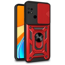 Carcasa COOL para Xiaomi Redmi 9C / 10A Hard Ring Rojo