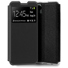 Funda COOL Flip Cover para Oppo Reno 8 Lite 5G Liso Negro