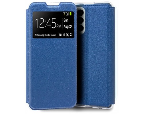 Funda COOL Flip Cover para Samsung M135 Galaxy M13 / A23 5G Liso Azul
