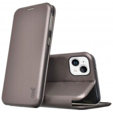 Funda COOL Flip Cover para iPhone 14 Plus Elegance Plata