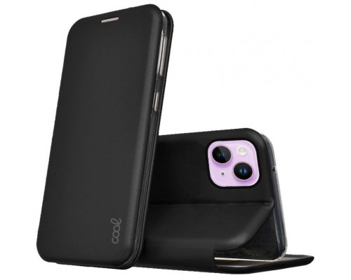 Funda COOL Flip Cover para iPhone 14 Elegance Negro