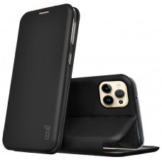 Funda COOL Flip Cover para iPhone 14 Pro Max Elegance Negro