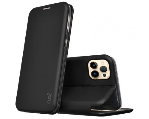 Funda COOL Flip Cover para iPhone 14 Pro Max Elegance Negro