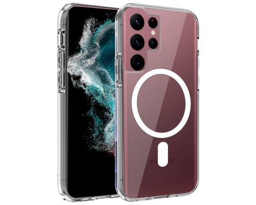 Carcasa COOL para Samsung S908 Galaxy S22 Ultra Magnética Transparente