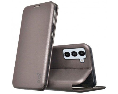 Funda COOL Flip Cover para Samsung A136 Galaxy A13 5G / A04s Elegance Plata