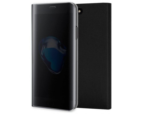 Funda COOL Flip Cover para iPhone 7 Plus / iPhone 8 Plus Clear View Negro