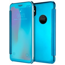 Funda COOL Flip Cover para iPhone X / iPhone XS Clear View Azul