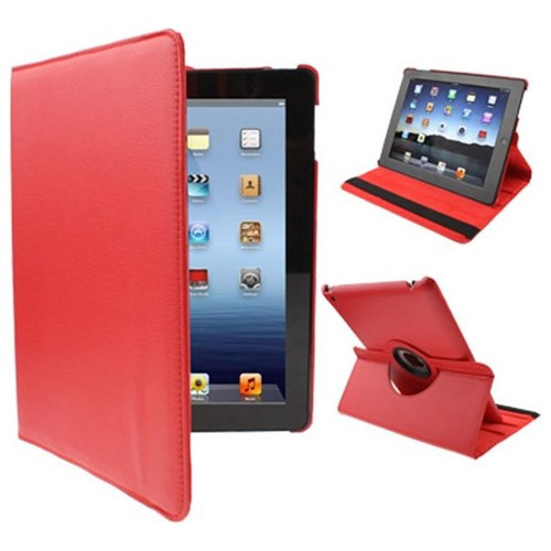 Funda COOL para iPad 2 / iPad 3 / 4 Giratoria Polipiel color Rojo (Soporte)-CS4 Funda COOL para iPad 2 / iPad 3 / 4 Giratoria Polipiel color Rojo (Soporte)