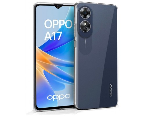 Funda COOL Silicona para Oppo A17 (Transparente)