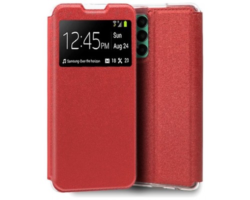 Funda COOL Flip Cover para Samsung M135 Galaxy M13 / A23 5G Liso Rojo