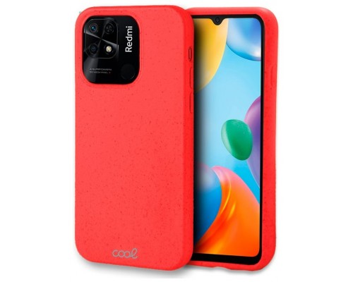 Carcasa COOL para Xiaomi Redmi 10C Eco Biodegradable Rojo