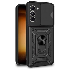 Carcasa COOL para Samsung S911 Galaxy S23 Hard Ring Negro