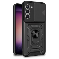 Carcasa COOL para Samsung S916 Galaxy S23 Plus Hard Ring Negro