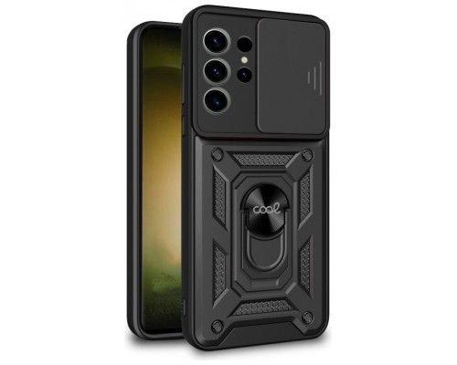 Carcasa COOL para Samsung S918 Galaxy S23 Ultra Hard Ring Negro