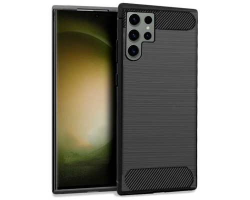Carcasa COOL para Samsung S918 Galaxy S23 Ultra Carbón Negro