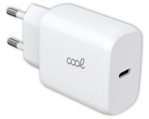 Cargador Red Universal Fast Adapt. (PD) Tipo-C COOL (25W) Blanco