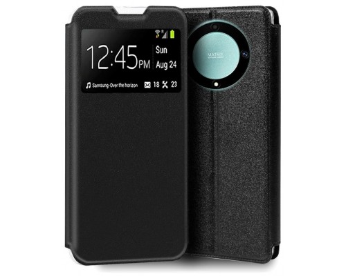 Funda COOL Flip Cover para Huawei Honor Magic 5 Lite Liso Negro