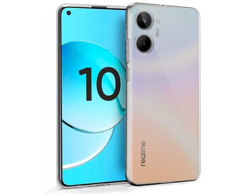 Funda COOL Silicona para Realme 10 (Transparente)