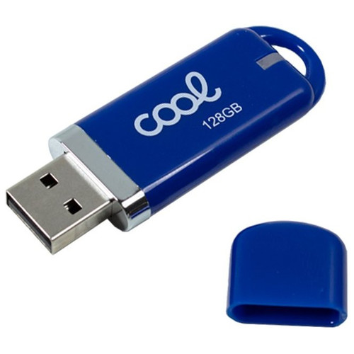 Pen Drive x USB 128 GB 2.0 COOL Cover Azul-CS4 Pen Drive x USB 128 GB 2.0 COOL Cover Azul
