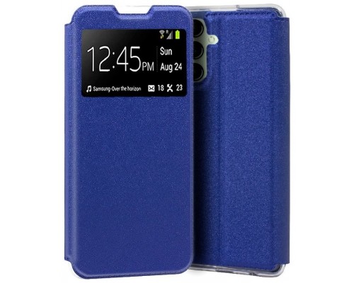 Funda COOL Flip Cover para Samsung A145 Galaxy A14 / A14 5G Liso Azul