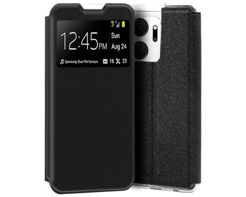 Funda COOL Flip Cover para Huawei Honor X7A Liso Negro