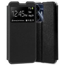 Funda COOL Flip Cover para Realme C55 Liso Negro