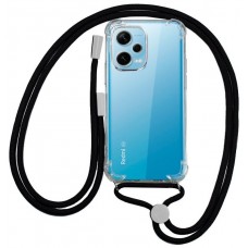 Carcasa COOL para Xiaomi Redmi Note 12 Pro Plus 5G Cordón Negro