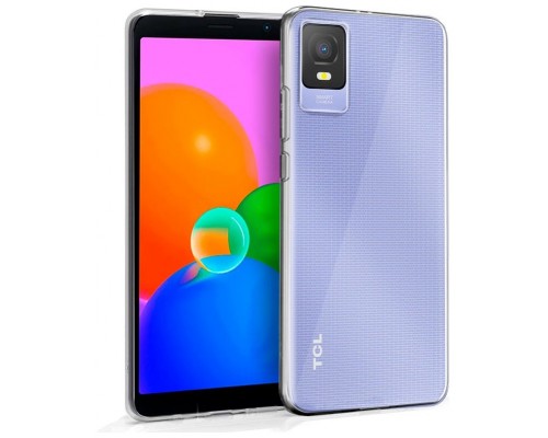 Funda COOL Silicona para TCL 403 (Transparente)