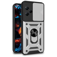 Carcasa COOL para Xiaomi Redmi Note 12 5G / Poco X5 5G Hard Ring Plata
