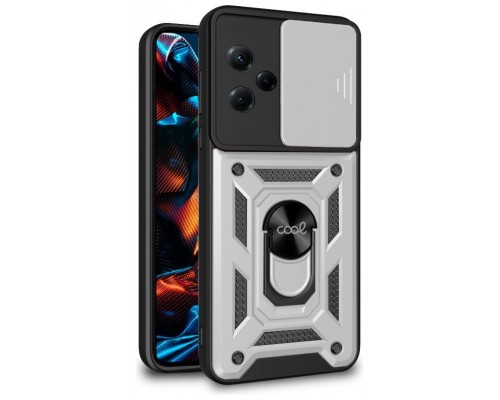 Carcasa COOL para Xiaomi Redmi Note 12 5G / Poco X5 5G Hard Ring Plata