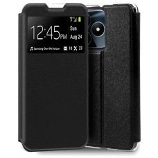 Funda COOL Flip Cover para Realme C53 / C51 / Note 50 Liso Negro