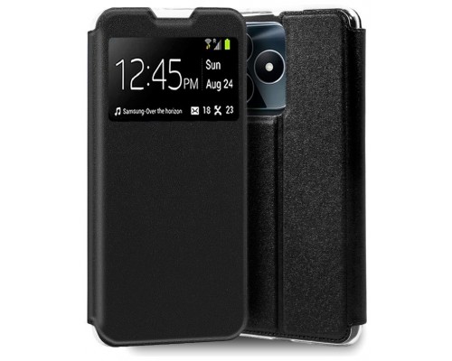 Funda COOL Flip Cover para Realme C53 / C51 / Note 50 Liso Negro