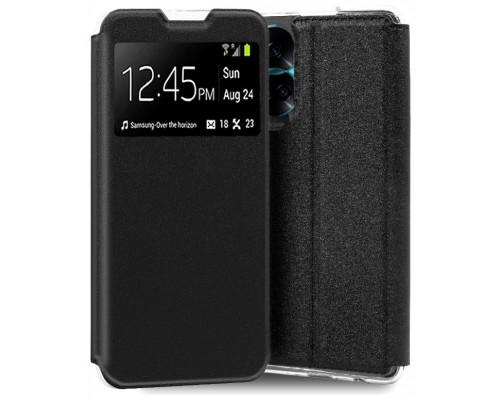 Funda COOL Flip Cover para Huawei Honor 90 Lite Liso Negro