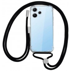 Carcasa COOL para Xiaomi Redmi 12 / Redmi 12 5G Cordón Negro