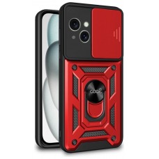 Carcasa COOL para iPhone 15 Hard Ring Rojo