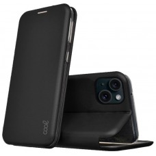 Funda COOL Flip Cover para iPhone 15 Elegance Negro