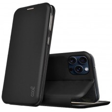 Funda COOL Flip Cover para iPhone 15 Pro Elegance Negro