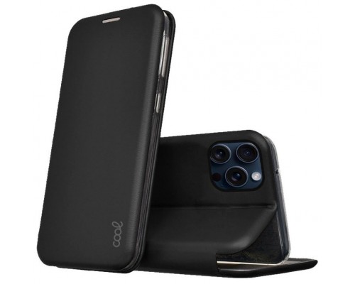 Funda COOL Flip Cover para iPhone 15 Pro Elegance Negro