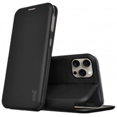 Funda COOL Flip Cover para iPhone 15 Pro Max Elegance Negro